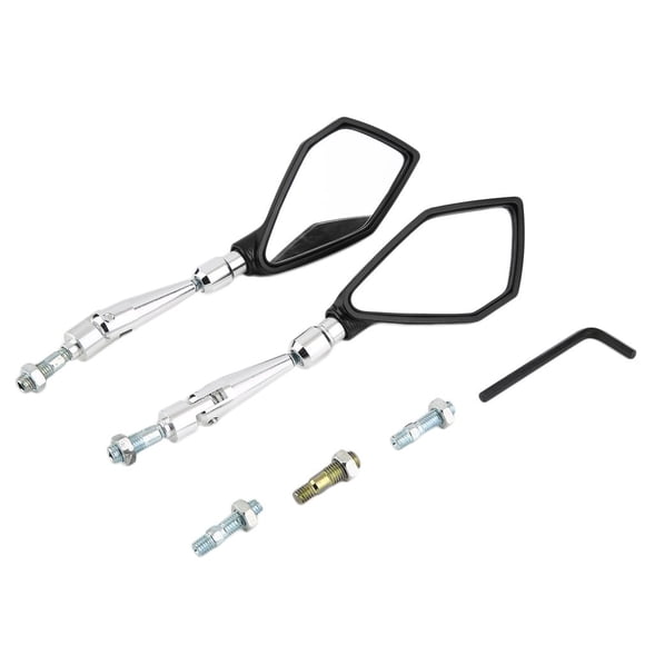 Rétroviseurs Latéraux en Aluminium de Barre de Moto Universels de Six Couleurs Superbement Conçus Durables