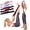 1PCs,Black, variant on Numbered Resistance Band,8-segmented Fitness Resistance Band for Stretching and Yoga,Full Body Stretching Shaping Equipment,Stretching Strap with Multi-Loop for Stretch Your Hips,Shoulders,Legs