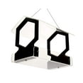thumbnail image 3 of JCs Wildlife Geometric Hanging Bird Feeder Holds 3 Cups (Black), 3 of 4
