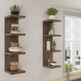 thumbnail image 6 of Lack Wall Shelf,Display Floating Shelf (Solid Wood, 4 Tier), 6 of 18