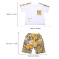 thumbnail image 2 of Moluckfu 1Jgo Infantil De Camiseta De Redondo Y Pantalón En Colores Variados, 2 of 8