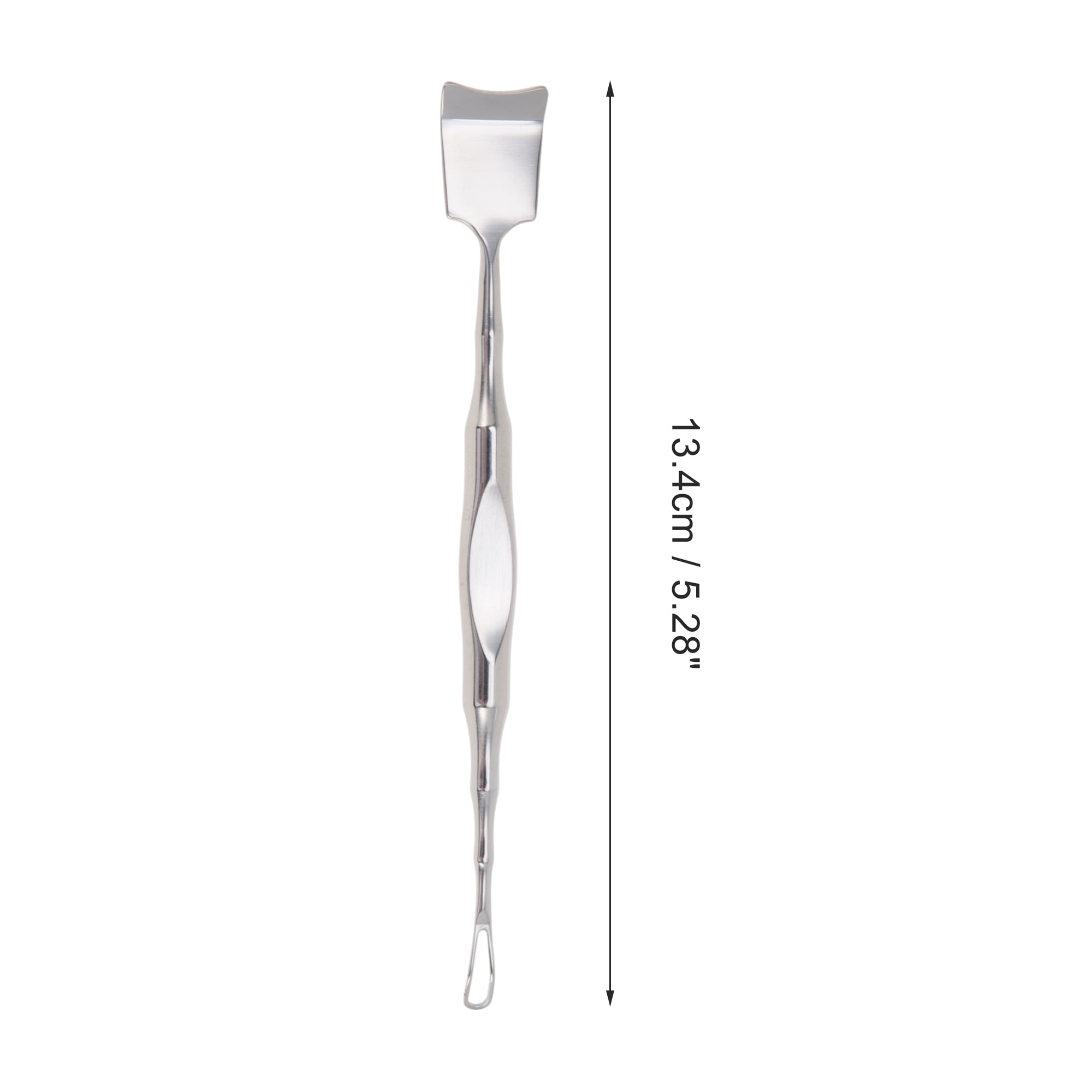 Unique Bargains Convenient Durable Pimple Extractor Silver Tone 1 Pc Large