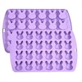 thumbnail image 1 of 2 Moldes Silicona Conejito Pascua para Chocolate,24 Cavidades,Molde para Galletas Conejito, Molde para Dulces de Gelatina de Conejo, Molde para Velas en Cubitos de Hielo, 1 of 5
