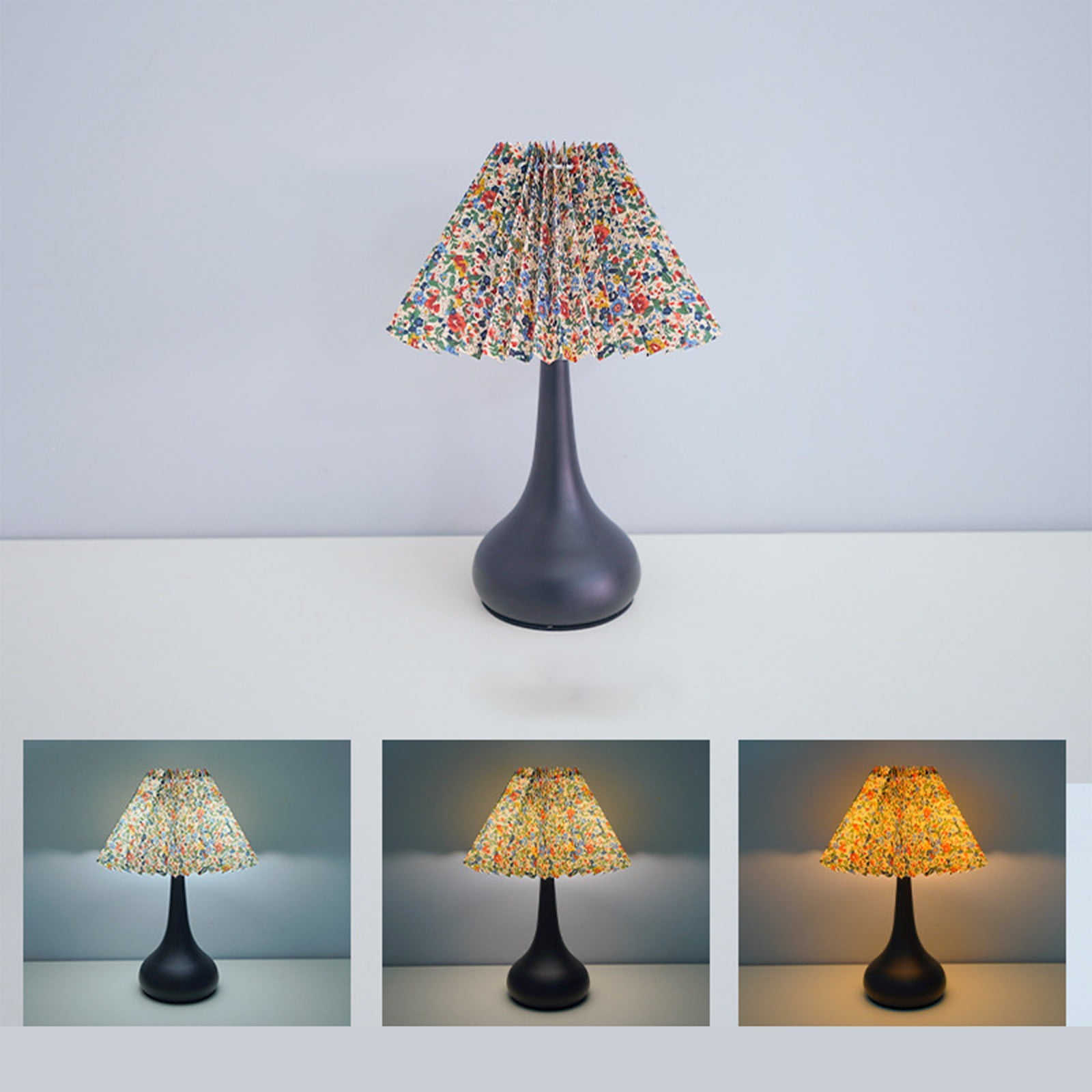 C Vintage Table Lamp Bedside Desk Light With Energy Efficient Design, Stylish Metal Material For Study, Bedroom And Dormitory, 12.2X8.66X4.72In, 0.46Lb