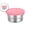 Pink, variant on Dvruxg Stainless Steel Snack Containers for Salad Dressing Container To Go Small Snack Box with Silicone Lids Easy Open LeakProof Reusable Metal Lunch Box