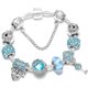 thumbnail image 1 of 2022 moda plata Cokor amor llave encanto pulsera con cuentas de cristal de Murano Pulseras para mujer esposa joyería Pulseras Dropshipping Tan Jianjun  unisex, 1 of 2