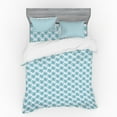 thumbnail image 1 of Floral Duvet Cover Set, Pastel Blossom Branch Mother Nature Growth of Shabby Classic Pattern, Bedding Set with Shams and Fitted Sheet, 3 Sizes, by Ambesonne, 1 of 3