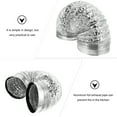 thumbnail image 4 of Kuyiluo Aluminum Foil Dryer Vent Hose Flexible Duct Exhaust Hose, 4 of 9