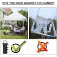 thumbnail image 5 of Large   Gazebo Weights 112 LBS 4-Pack Black Sand Bags for Canopy Tent Pergola Outdoor Use, 5 of 5
