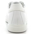 thumbnail image 6 of Alpine Swiss Dante Mens Leather Sneakers Made in Italy Modern Minimalist Shoes Side Zipper Lace-up Low-Top Fashion Sneaker, 6 of 7