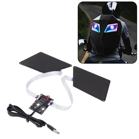 Señal LED, 48 X 96 Signo De Ojo LED LED USB Alimentado Para Mochilas