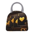 thumbnail image 7 of Lafuoo Casino Playing Cards Pattern Large Portable Insulated Lunch Bag, Waterproof Zipper Insulated Lunch Bag for Men and Women-One Size, 7 of 7