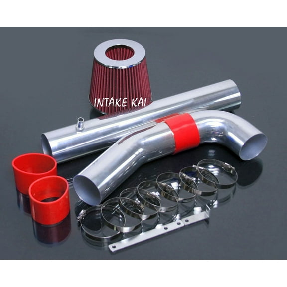 2011 2012 2013 2014 2015 2016 DODGE CHALLENGER CHARGER CHRYSLER 300 3.6 3.6L V6 ENGINE AIR INTAKE KIT FILTER (RED)