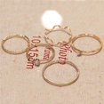 thumbnail image 1 of 10 Pzs/Juego De Anillos De Luna Estrella Para Mujer Oro/Joyería Bohemia/Regalos Gao Jiahui unisex, 1 of 2