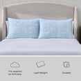 thumbnail image 3 of Better Homes & Gardens Floral Matelassé Pillow Shams, Standard, Blue, 2 Pack, 3 of 7