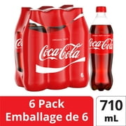 Coca-Cola 710mL Bottles, 6 Pack