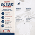 thumbnail image 3 of USA 250th Anniversary Shirt, 4th of July Shirts Women, We The People America 250 T Shirt, Patriotic Shirts for Women and Mens, 3 of 6