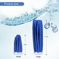 thumbnail image 6 of Ice Packs for Injuries Reusable, Ice Bags Hot Water Bag for Hot & Cold Therapy and Pain Relief with Cover, No-Leak Elastic Breathable Ice Bag, Blue Size 6", 6 of 7