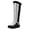 B-Silver, variant on Women's High Top Snow Boots Platform Winter Warm Plush Lined Booties Antislip Cold Weather Outdoor Shoes B-Silver Size 6.5