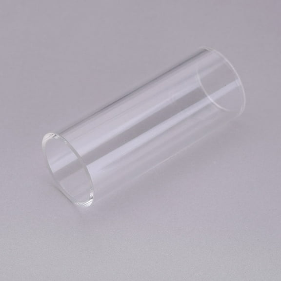 MOKKHNB Guitar Slides Set 2Pcs Cylindrical Glass Accentuates Middle Harmonics 11.8x0.9x0.9in
