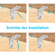 thumbnail image 4 of Soporte de esquina de acero inoxidable, juntas de refuerzo en ángulo recto de 90 grados para muebles, soportes en L de metal resistentes y duraderos para camas, gabinetes, mesas (20 piezas), 4 of 7
