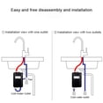 thumbnail image 2 of Calentador de agua caliente instantáneo eléctrico 110V/220V IPX4 instantáneo a prueba de agua 0.04Pa, 2 of 6