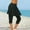 Black, variant on Skirted Leggings for Women 2025 Tennis Golf Skorts Capris Gym Tennis Yoga Legging with Skirts 1PC