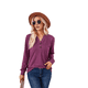 thumbnail image 3 of Camisa de Larga Vino Tinto L, 3 of 9