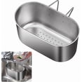 thumbnail image 1 of Stainless Steel Sink Drain Strainer Basket, Multifunction Sink Strainer Colander Kitchen Food Catcher For Filter Kitchen, 1 of 5