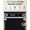 thumbnail image 4 of AKLUER 480L-A Under Desk Treadmill with Incline,2.5HP Walking Pad for Home Office,330 lbs Capacity,Remote Control,LED Display,Portable Compact Treadmill, 4 of 9