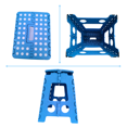 thumbnail image 2 of Banco Plegable Grande VBG Plástico Uso Rudo Resistente Azul, 2 of 5