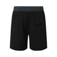 thumbnail image 5 of Mens Swim Trunks with Compression Liner 5.5 Quick Dry Prints No-Chafing Swimming Shorts Soft Compression Liner Light Casual Shorts,Z03-Black,M, 5 of 7