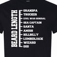 thumbnail image 4 of Inktastic Beard Length Chart T-Shirt, 4 of 5