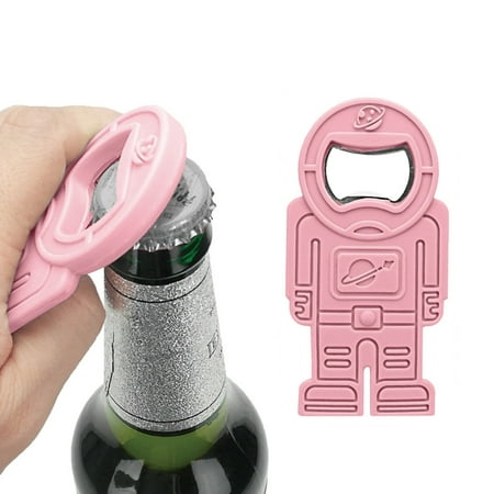 

Astronaut Design Bottle Opener Silicone Metal Beer Opener Party Barware