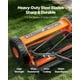 thumbnail image 3 of VEVOR Cortadora de Cesped Manual de 350 mm con 5 Cuchillas 2 Ruedas sin Motor Altura de Corte Ajustable de 15 - 45 mm con Bolsa Recolectora de Cesped para, Caminos de Acceso, Patios, Jardines, 3 of 9