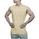 thumbnail image 2 of pstuiky Camisetas sin mangas, Camisa informal de color liso con cuello en V y botones sin mangas para hombre Tops elegantes para mujer xxl, 2 of 5