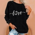 thumbnail image 1 of Qertyioot Vêtements de Noël pour Femmes, Sweat-Shirt à Manches Imprimé Mode Confortable Respirant Col Rond, 1 of 6