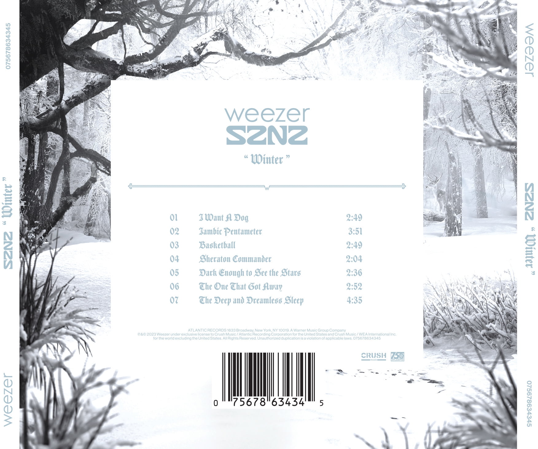 Weezer - SZNZ: Winter - Music & Performance - CD - Walmart.com