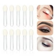 thumbnail image 2 of dianhelloya 10Pcs Disposable Transparent Sponge Eye Shadow Brushes Beauty Makeup Applicator A, 2 of 6