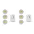 thumbnail image 3 of Advancent Debajo del gabinete Luz COB Lámparas regulables Armario de seguridad Escaleras Cocina Dormitorio Iluminación nocturna Funciona con Type1 NO1, 3 of 6