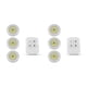 thumbnail image 3 of Naiovety Debajo de la luz del gabinete COB ajustable regulable armario lámparas brillantes adhesivo al aire libre dormitorio noche iluminación Type1 NO1, 3 of 6