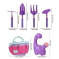 thumbnail image 4 of ICQOVD Ensemble d'Outils de Jeu en Sable Squishy Kit de Jardinage de Plage avec Chariot, 4 of 6