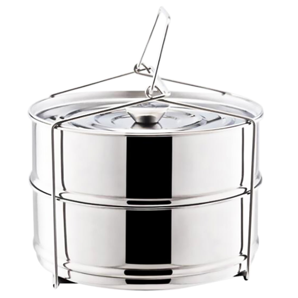 2 Tier Layer Stainless Steel 18/10 Induction Steamer – R & B Import