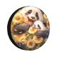 thumbnail image 1 of Fotbe Cute Panda Sunflower Funda de Llanta de Repuesto con Estampado, Engrosada, Ajuste Universal para Jeep, Remolque, RV, SUV, Camión-16 inch, 1 of 6