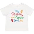 thumbnail image 3 of Inktastic Grammy and Papaw Love Me Grandchild Boys or Girls Baby T-Shirt, 3 of 5