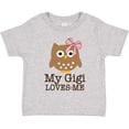 thumbnail image 3 of Inktastic My Gigi Loves Me Girl Owl Granddaughter Girls Toddler T-Shirt, 3 of 5