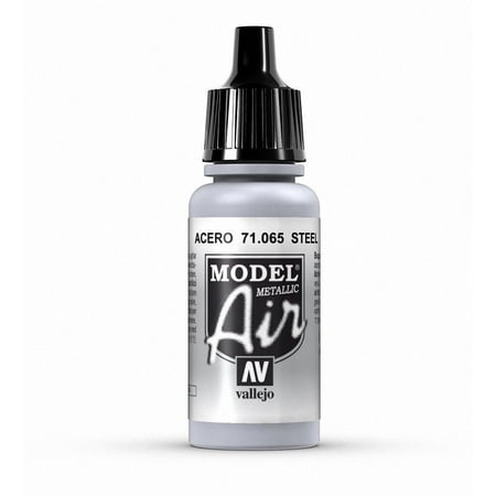 Brushed Steel Air (Steel Paint, 17ml, The pigments used for airbrush colors are ground to the finest possible consistency By)