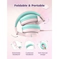 thumbnail image 7 of Children's headphones with a microphone, suitable for school use, with limited volume control., 7 of 7