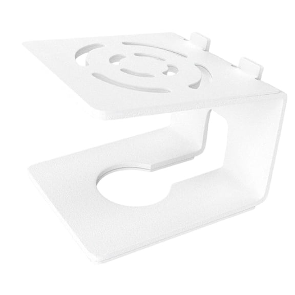 Soporte para altavoz de escritorio, soporte para altavoz de estudio musical, amplificador de altavoz de metal resistente 20x19.5x14.5cm