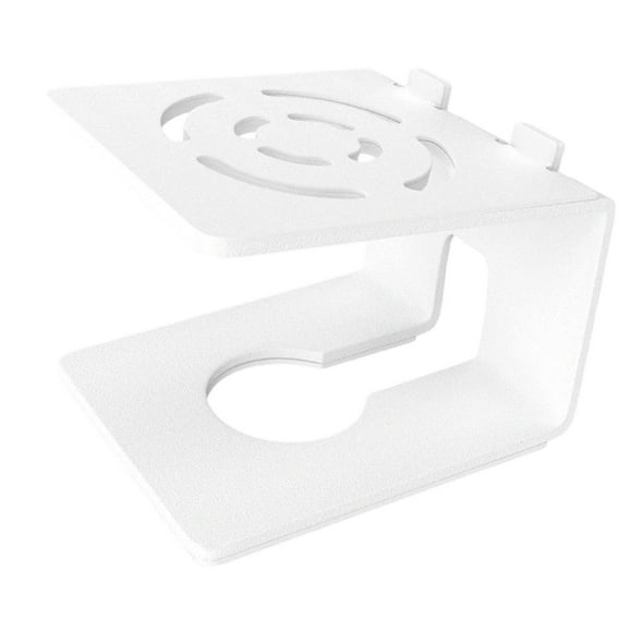 Soporte para altavoz de escritorio, de metal resistente, moderno, estable, ahorra espacio y es antideslizante. 16x14x13cm